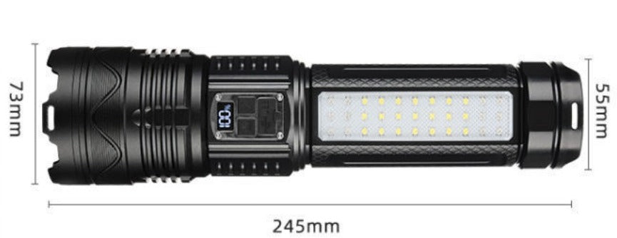 Kraftfull-ficklampa